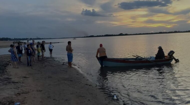 Tres desaparecidos en el río Paraguay, víctimas serán buscadas hoy