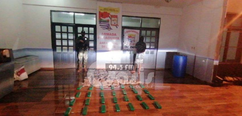  Incautan 66 kilos de drogas a orillas del río Paraná