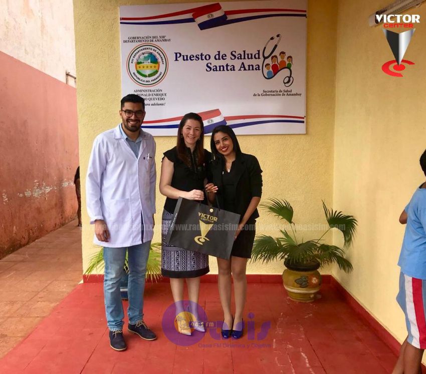 Victor Center realiza donación de equipos médicos al Puesto de Salud Santa Ana