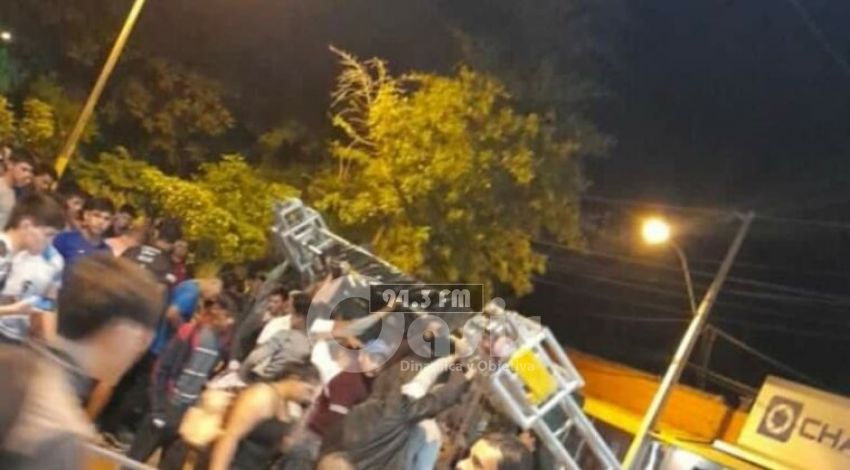 En Horqueta varias personas fueron heridas tras el desplome de una estructura