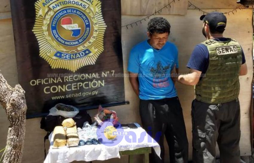 Microtraficante de drogas fue detenido en Concepción
