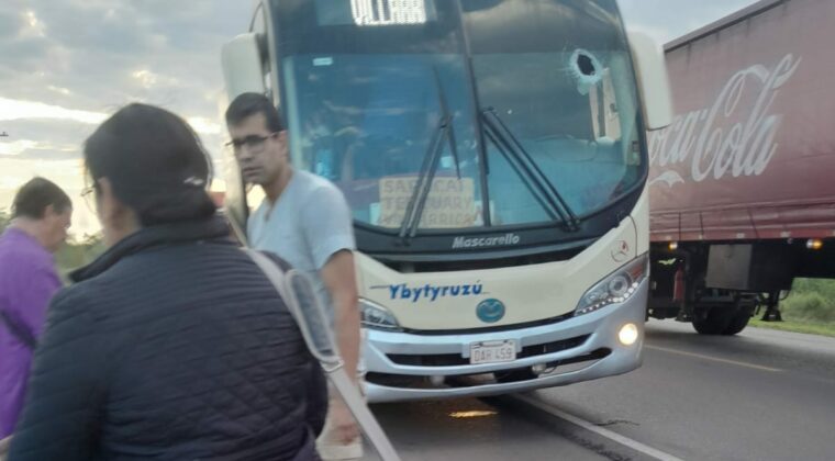 Tragedia en ruta: fallece el chofer impactado por una piedra