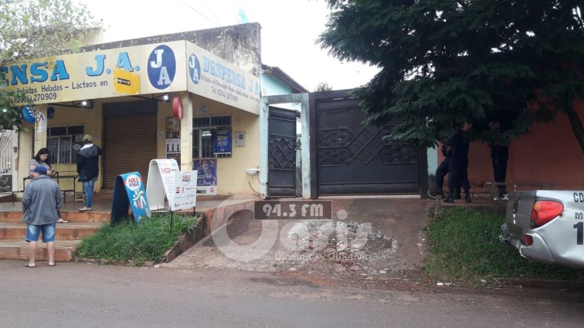 Disparan contra una vivienda en Pedro Juan. 