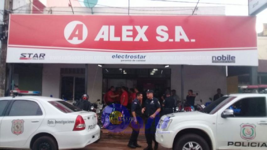 Millonario asalto a distribuidora de motos en Pedro Juan Caballero
