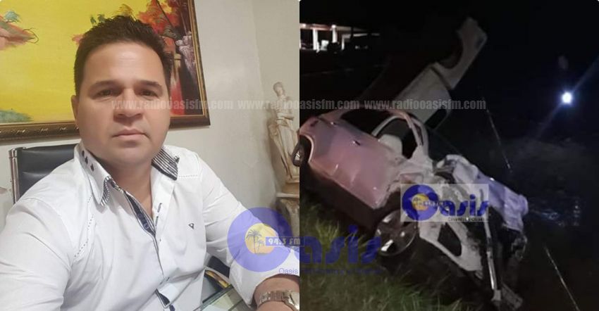 En accidente vehicular pierde la vida  abogado Pedrojuanino