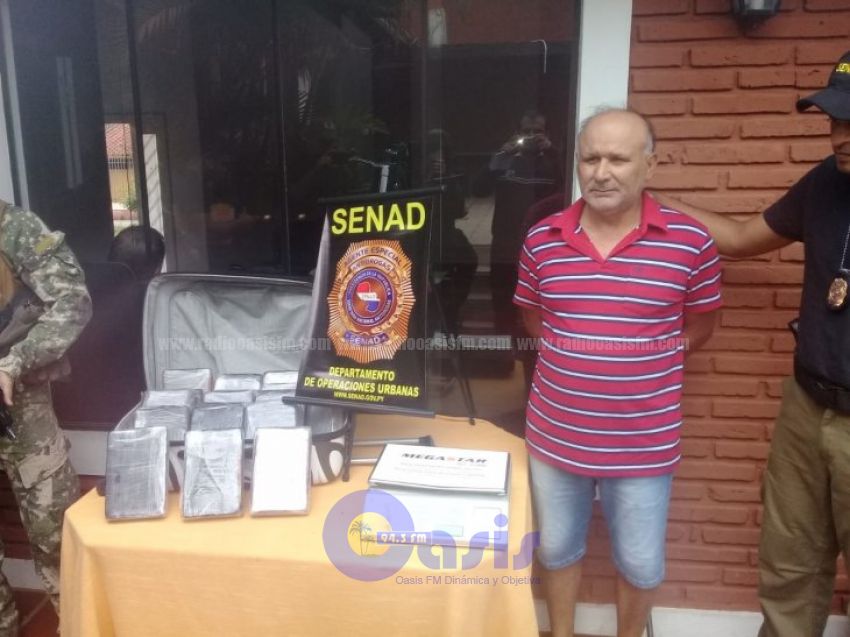 Cumplió condena en Alemania por narcotráfico y hoy cae otra vez con droga