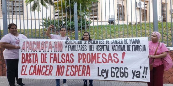 Pacientes con cáncer denuncian falta de provisión de medicamentos