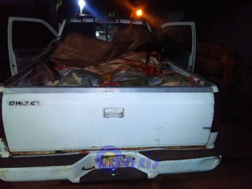 Paraguayos  fueron detenidos  en Brasil con carne clandestina