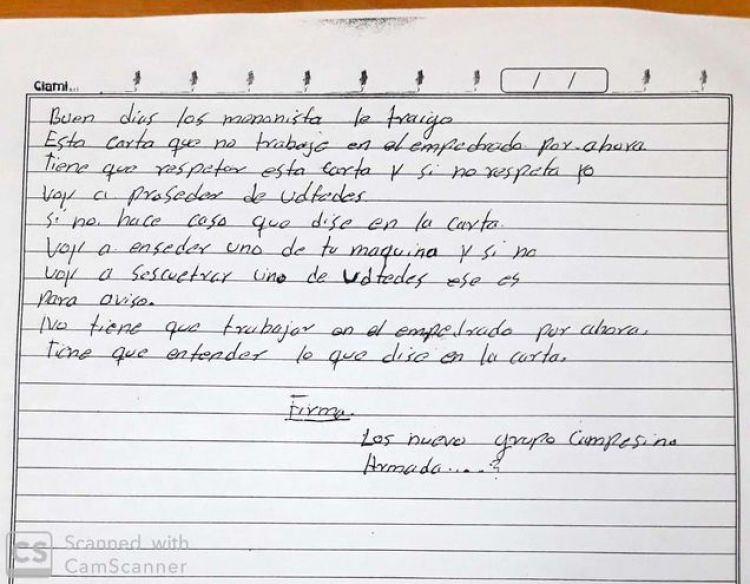 Caen falsos "campesinos armados", que extorsionaban a productores
