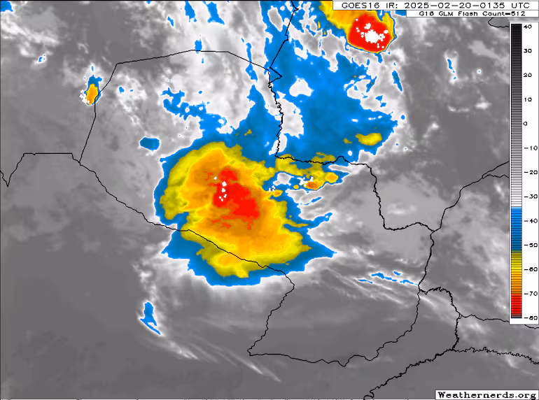 Tormentas afectarían norte y centro del país