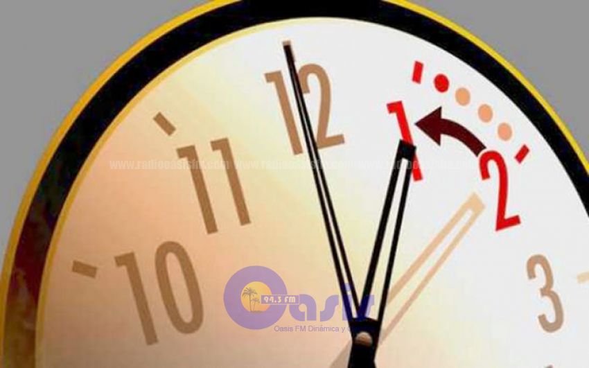 El próximo domingo se atrasa la hora