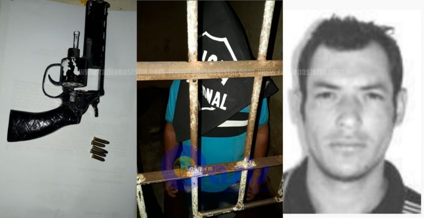 Una  persona armada y otro con captura fueron detenidos  en Pedro Juan