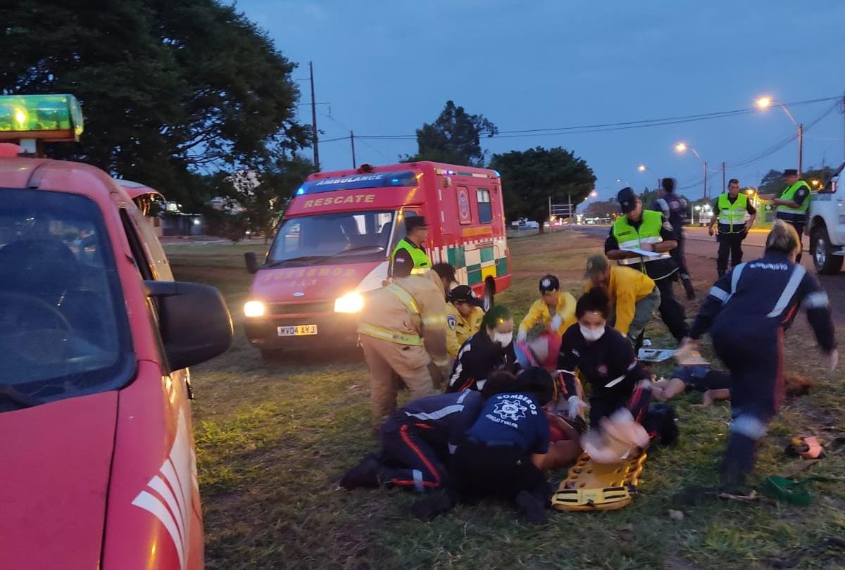 Terrible accidente sobre Ruta PY 05 deja varios heridos y una niña de 9 años fallecida 