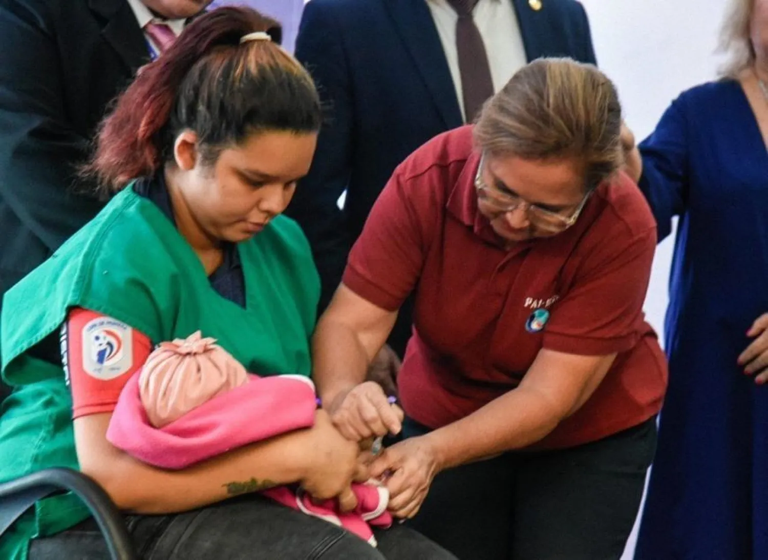 Más de 3100 niños recibieron primera dosis contra el sarampión en las últimas dos semanas