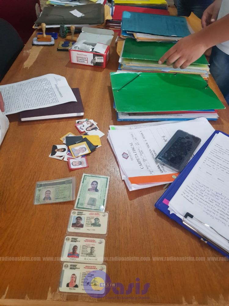 Desmantelan una red que producía documentos migratorios falsos en Pedro Juan