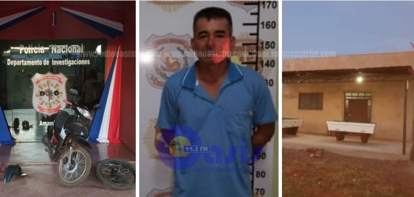 Ex policía detenido por reducción en Pedro Juan