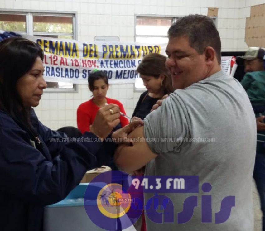 Disponibilizan  vacuna  para la influenza en el Hospital Regional de Pedro Juan