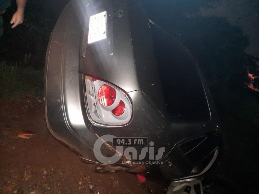 Persecución policial en Pedro Juan luego de un accidente en Ponta Porá 