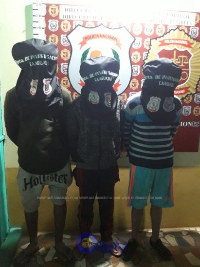 Tres adolescentes son detenidos por crimen de un joven en Caaguazú