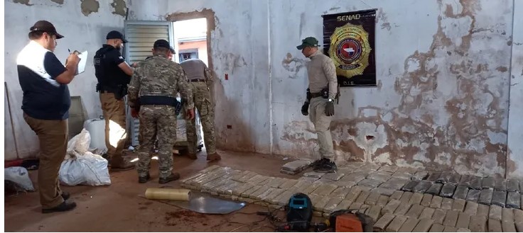 Más de 300 kilos de marihuana fueron incautadas en la fracción Villa Steffany