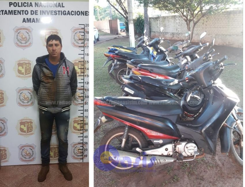Detienen a brasileño cabecilla de robo de motocicletas en PJC