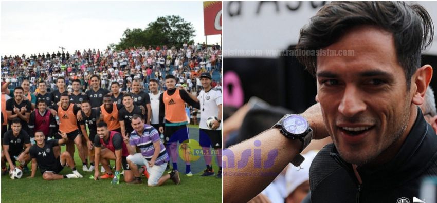 Olimpia fue recibido de forma espectacular en Pedro Juan , el decano enfrenta hoy a Santaní