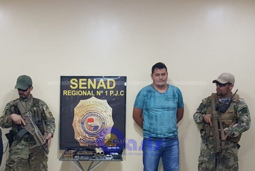 Supuesto miembro del PCC detenido en Pedro Juan será expulsado del pais