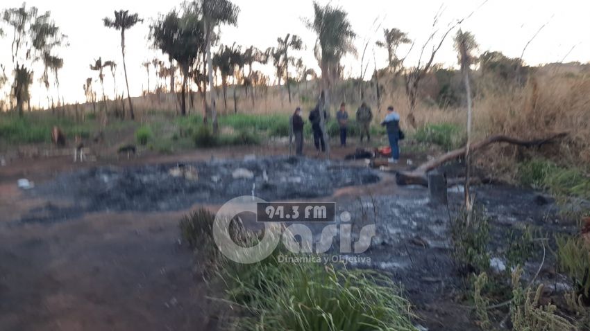 Mujer muere calcinada durante un incendio en zona rural de Pedro Juan
