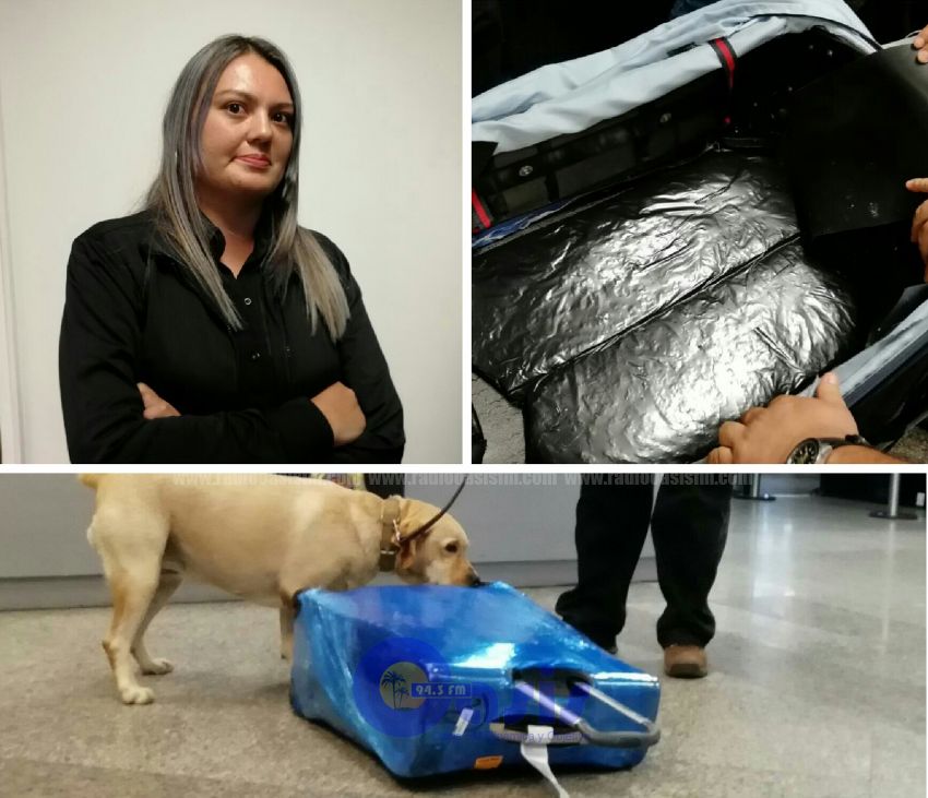 Pedrojuanina fue detenida por la Senad con cocaína en el Aeropuerto de Asunción