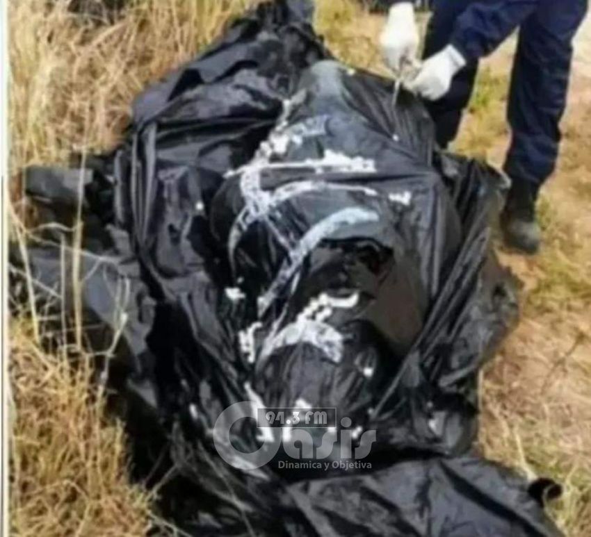 Macabro hallazgo de un cadáver en una bolsa en el Chaco