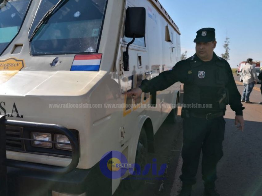 Asalto en Hernandarias: Demoran a guardias de transportador de caudales