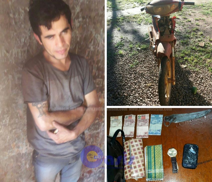 Policía detiene a peligro asaltante en Pedro Juan