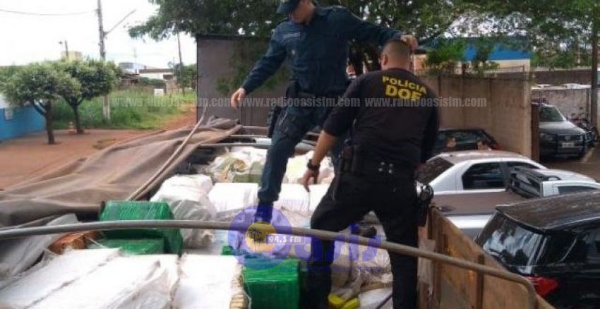 Más de 8 toneladas de marihuana que partió de Paraguay fue incautado en Ponta PorÍ£