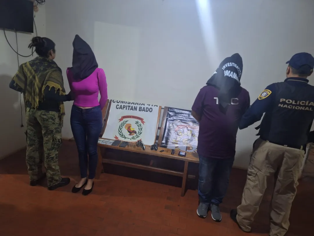 Trabajo de inteligencia culmina con dos detenidos y armas incautadas en Capitán Bado