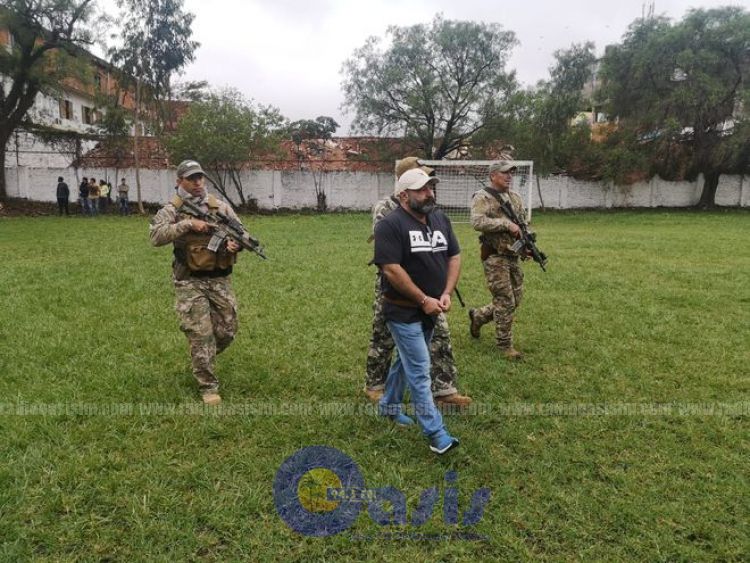 Presunto narco Levi Felicio ya es trasladado hacia Brasil