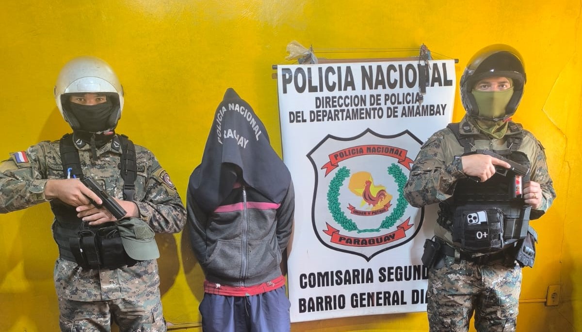 Joven con antecedentes por robo es detenido por agentes del Grupo Puma