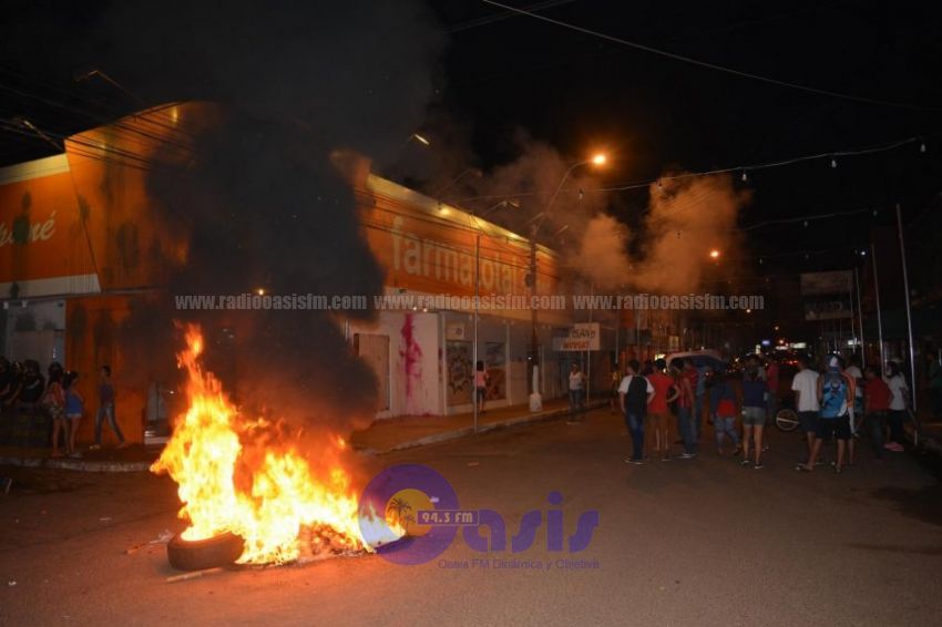Concepción: denuncian a manifestantes violentos