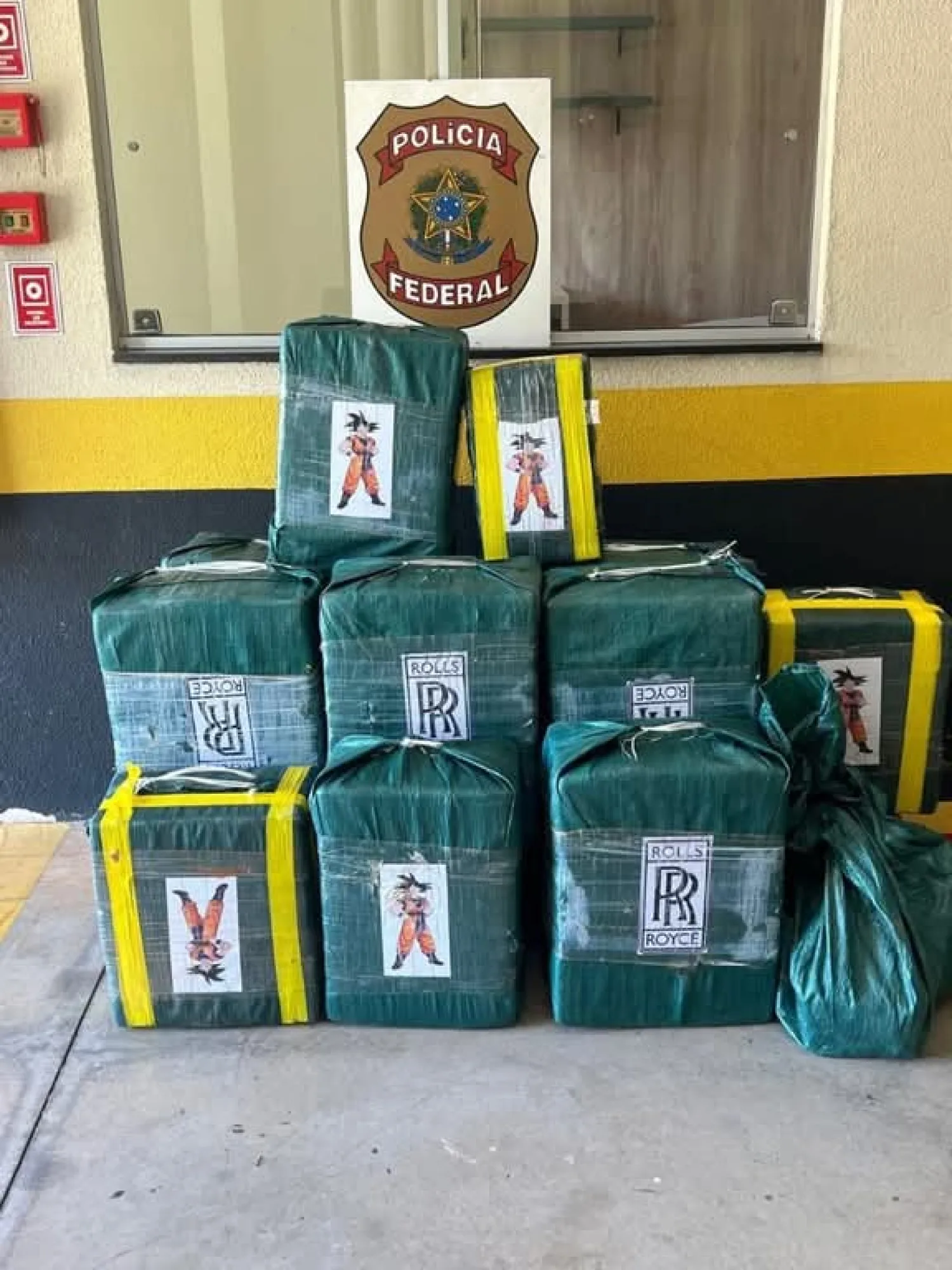 Incautan 532 kg de cocaína de red narco que utilizaba la imagen de “Goku” en Brasil