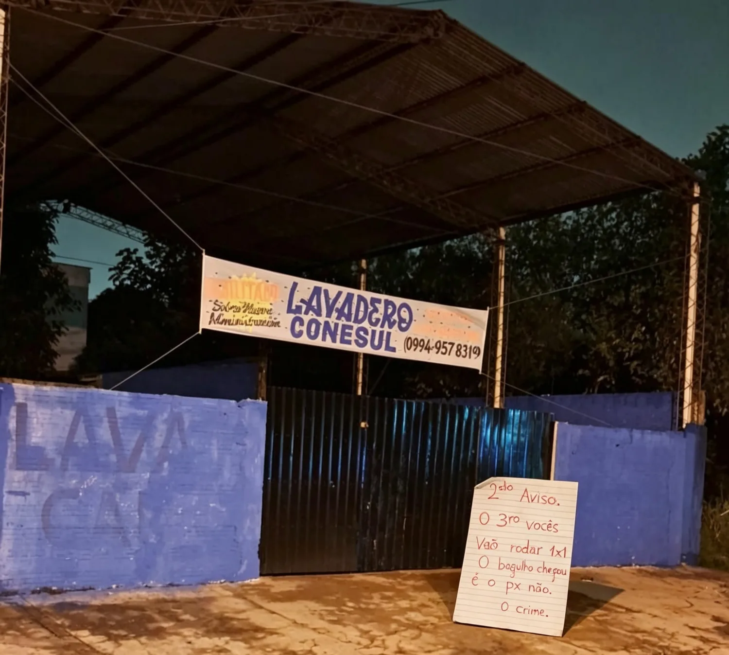 Segundo ataque a negocios vinculados a Conesul: disparan contra lavadero y dejan amenaza en Pedro Juan