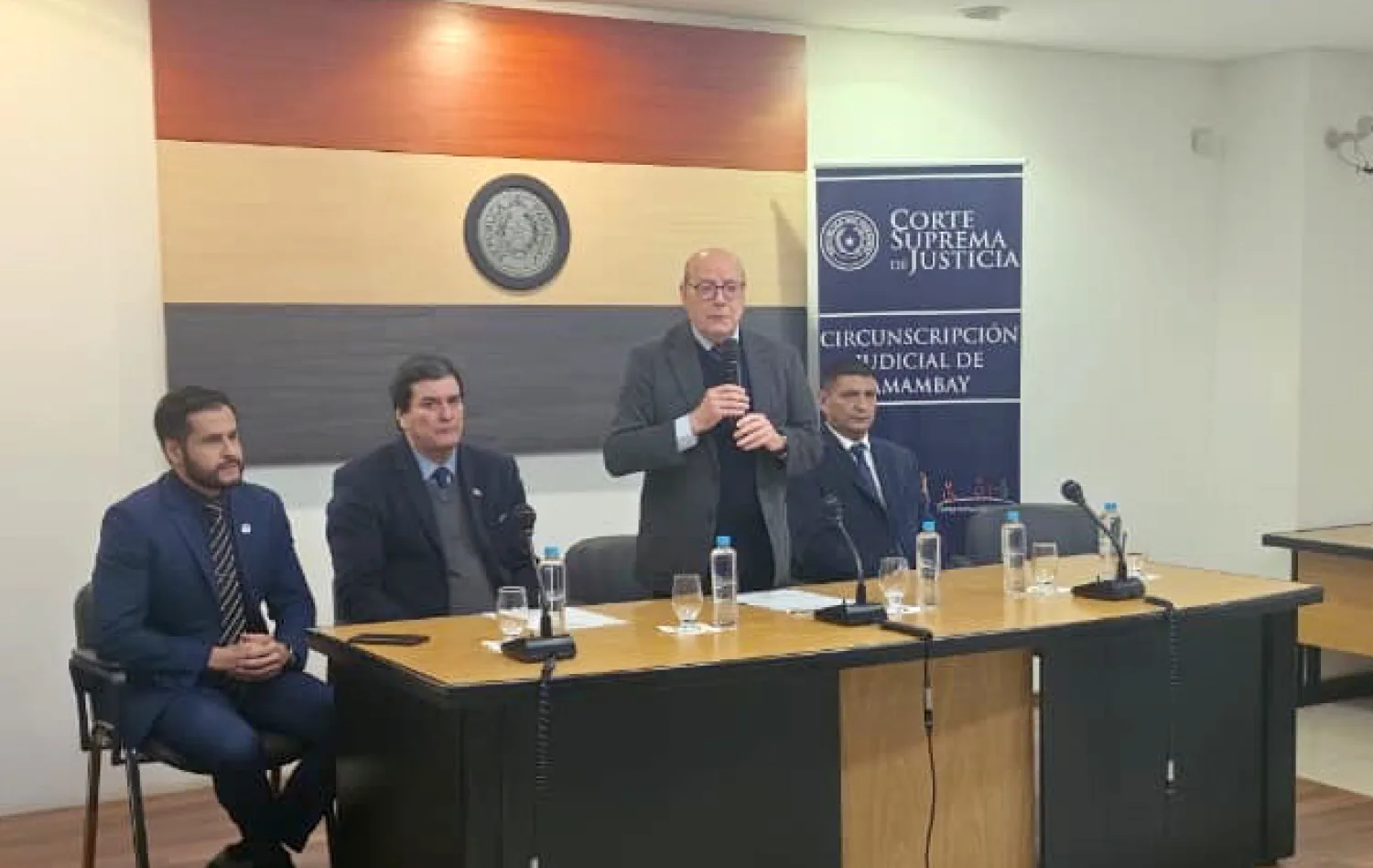Ministros de la Corte realizaron agenda institucional y juramento de nuevos abogados en Pedro Juan Caballero