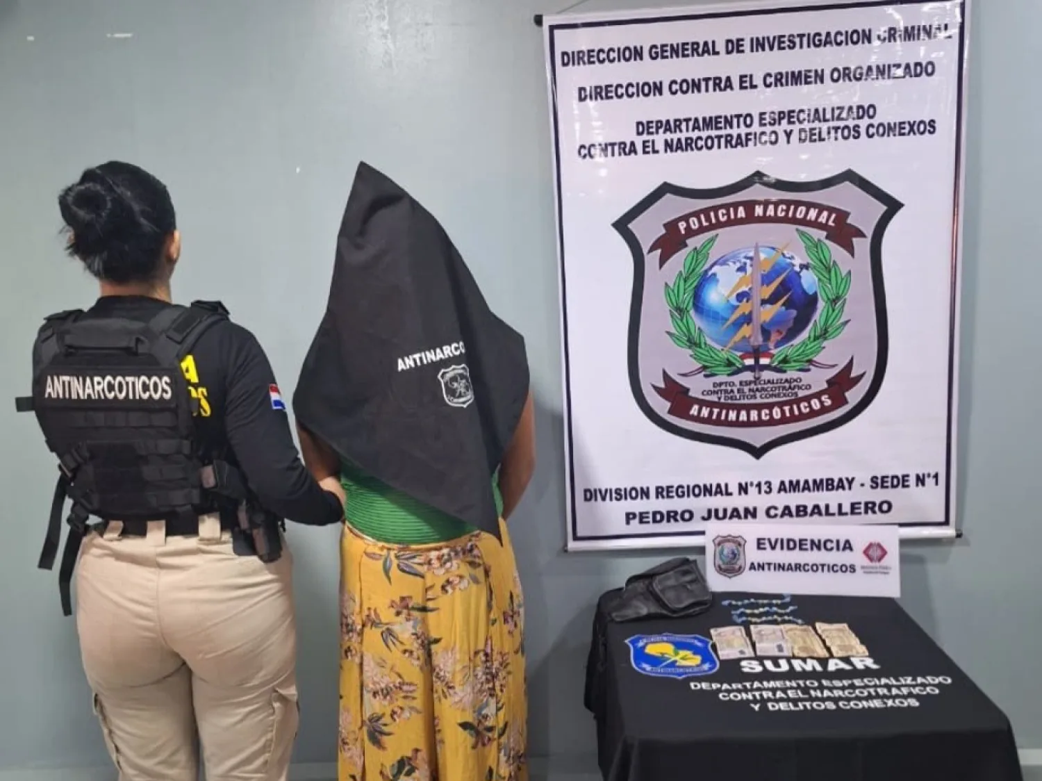 Allanamiento en Pedro Juan Caballero: detienen a mujer con 34 dosis de presunto crack