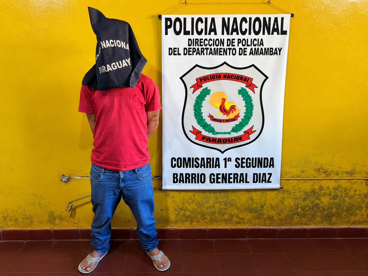 Detienen a hombre  tras denuncia por presunta violencia familiar en Pedro Juan