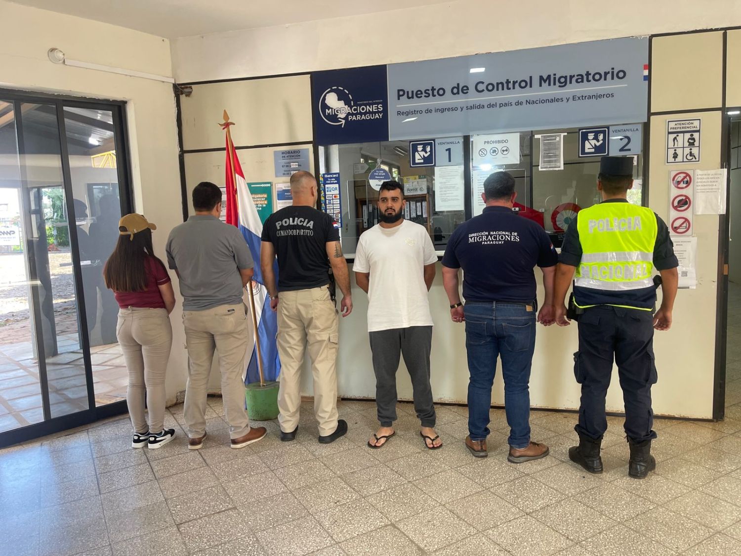 Expulsan de Pedro Juan a brasileño buscado en su país por tráfico de drogas